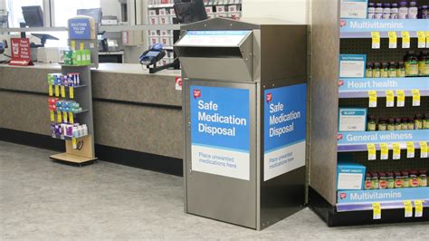 walgreens kiosk|walgreens drug take back kiosk.